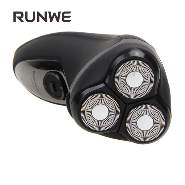 RUNWE Rs926 Electric Shaver Razor 3D Floating Rotary Triple Blade Face Care Wet & Dry Use Male Shaving Machine