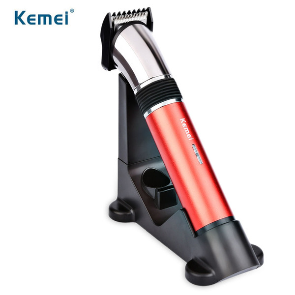 Original Kemei 610 Electric Washable Hair Clipper Professsional Rechargeable Hair Trimmer Beard Shaver Razor for Man EU Plug