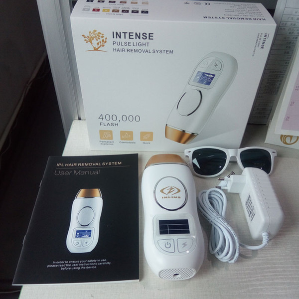 Original INLINS Pulse Light Hair Removal System 400000 Flashes Permanent Hair Removal Device Hair Reduction Equipment Laser Epilator With CE