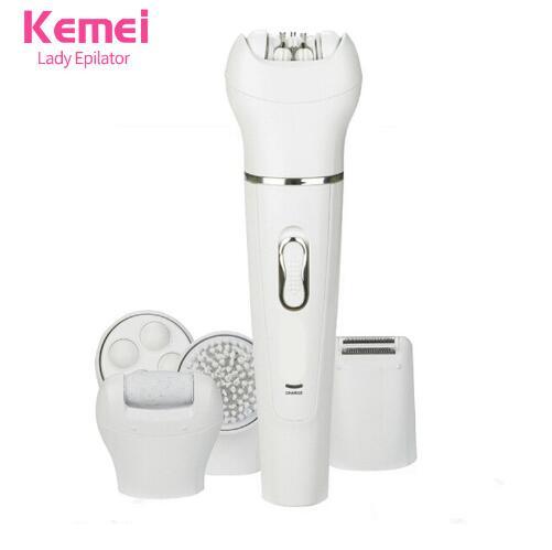 5in1 Women Epilator electric face remover hair removal facial depilation epilation female depilatory razor lady shaver KM-2199