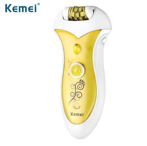 Kemei 2 in 1 Epilator Lady Electric Shaver Multifunction Armpit Hair Removal Device Women KM-1901