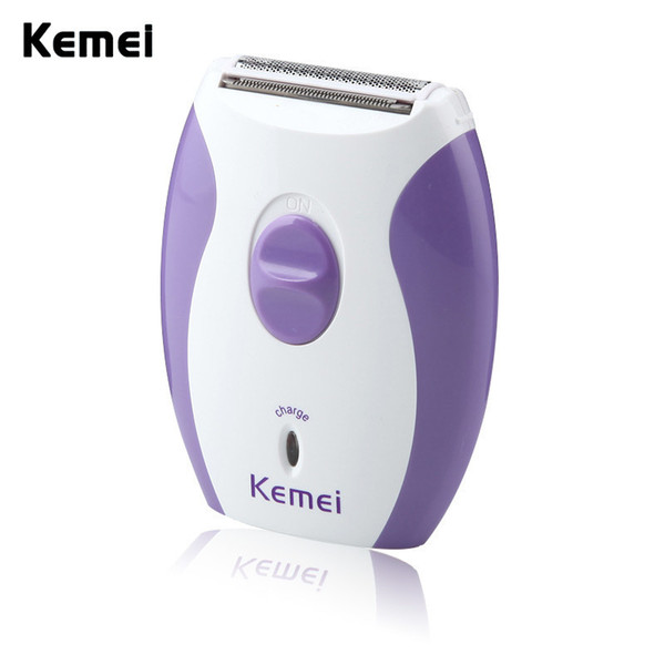 Kemei Electric Hair Removal Shaver Mini Rechargeable Epilator Bikini Shaving Machine For Female KM-280R EU PLUG