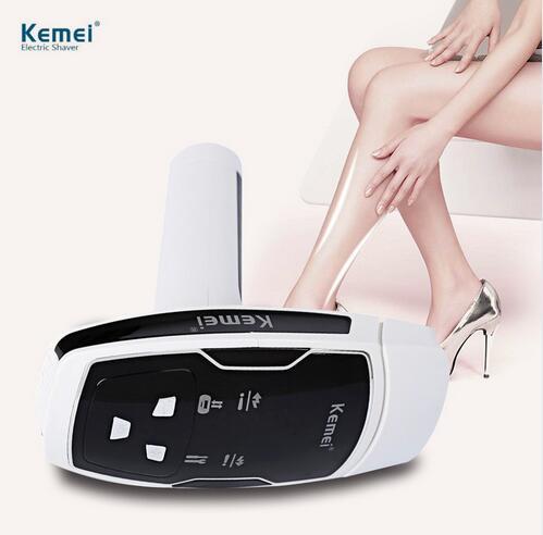 Kemei KM-6812 Permanent Laser Epilator Painless Hair Removal Device Photon Pulsed for Whole Body Bikini Epilator Lady Shaver