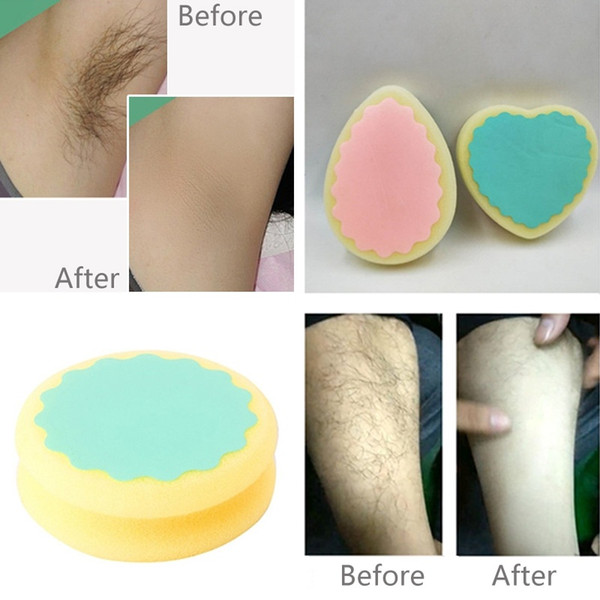 Pop Magic Painless Hair Removal Depilation Sponge Pads None Electric Manual Epilator for Women and Men