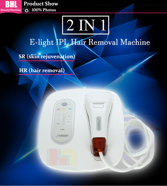 2 In 1 Elight IPL Hair Removal Machine Portable For Home Use With 2 Cartridges HR&SR For Skin Rejuvenation