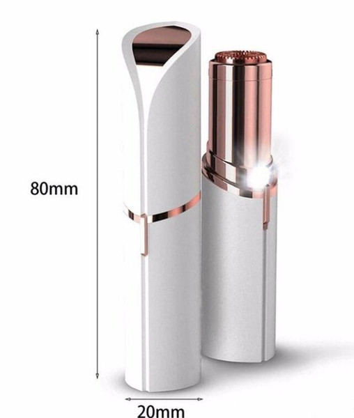 Mini Electric Shaver Lipstick Shape Face Hair Remover Facial Face Hair Removal Women Mini Portable Painless Depilator Razor with box