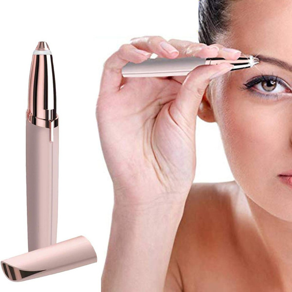 Multifunction Lipstick Eyebrow Trimmer Face Brows Hair Remover Epilator Pen Mini Electric Shaver Painless Eye Brow Epilator