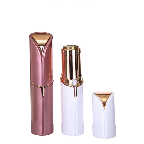 Lipstick Facial Hair Remover Face Hair Removal Epilator Painless 18K Gold Plated Remover DHL Shipping