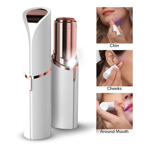 Lipstick Facial Hair Remover Mini Electric Epilator Shaver Ladies Lip Face Shaving Hair Removal Portable Women Painless Depilator Razor