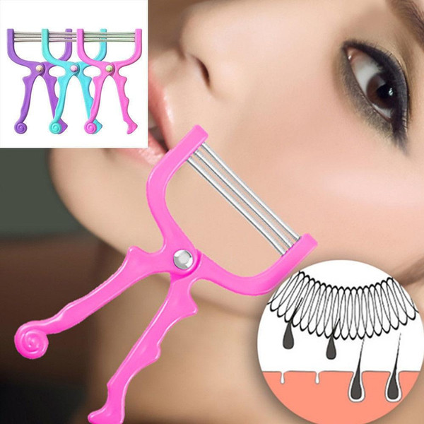 2018 Safe Epilator Handheld Face Facial Hair Removal Threading Beauty Epilator Epi Roller Tool