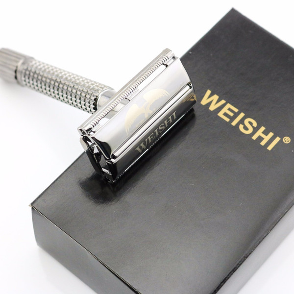 WEISHI Double Edge Butterfly Safety Razor 9306-F Silvery 9306-C Gun color 9306-I Bronze High quality 10 PCS/LOT NEW