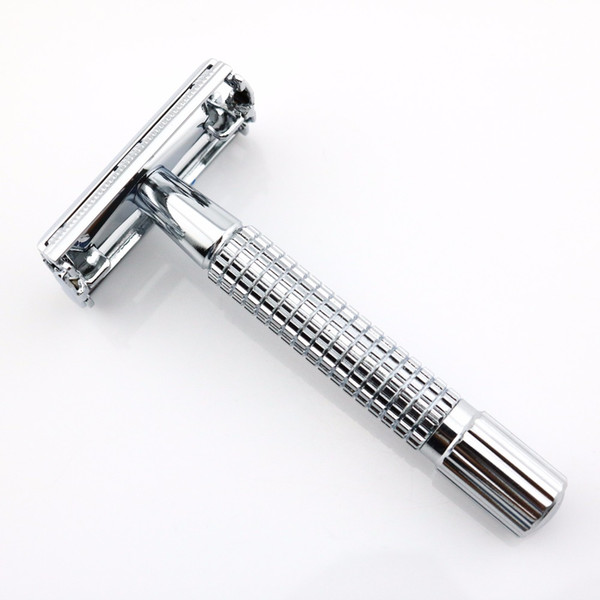 Weishi Double Edge Safety Razor Butterfly shaving razor Brass material Chromium plating 9306-F 100 PCS/LOT NEW