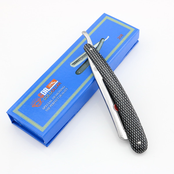 Straight Razor Shaving razor Gold dollar Alloy blade Model 208 come with plastic box 10PCS/LOT NEW