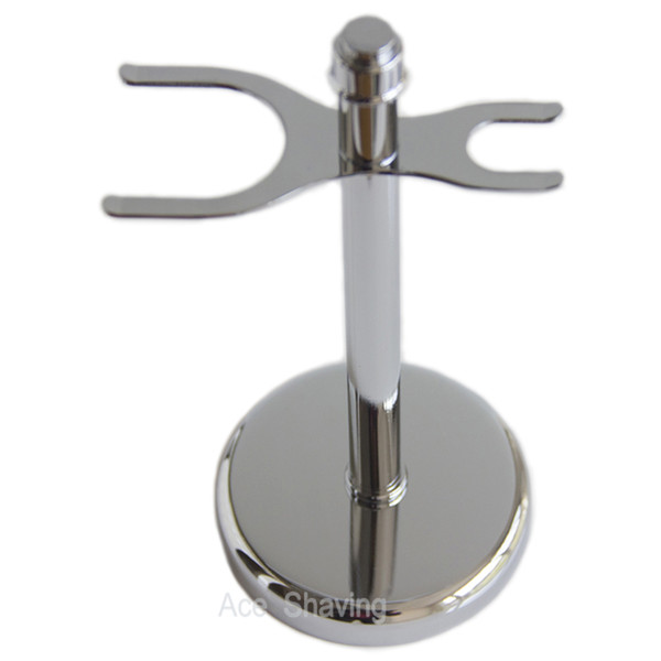 Stainless Steel Shaving Set Kit Stand Metal Holder for Man's Razor and Beard Brush