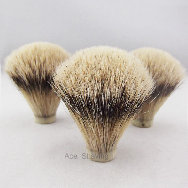 3 Piece of Silvertip Badger Hair Shaving Brush Knot Head(knot size 19/65mm) Barber Shop Accessory Beard Remove