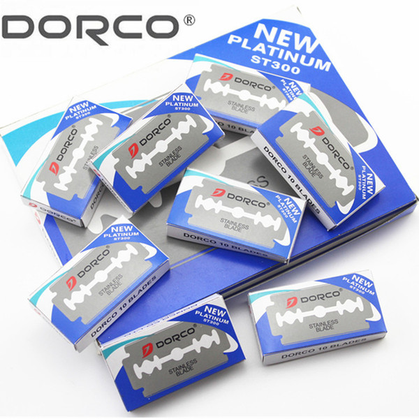 100PCS Stainless Steel Double Edge Shaver Blade DORCO Razor Platinum Shaving Blade Safety Razor Blades