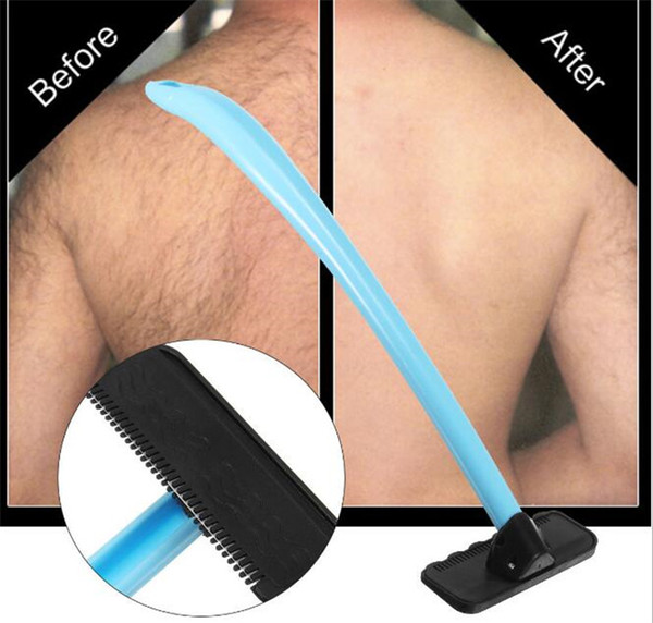 Plastic Manual Back Hair Shaver Remover Long Handle Razor Men Shaving All Body Parts Hair Blade Remover X059