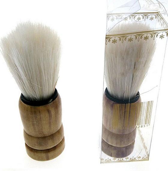 Professional Razor Hot brush CHIC Shaving Men Wooden Handle Barber Salon Tool natural New