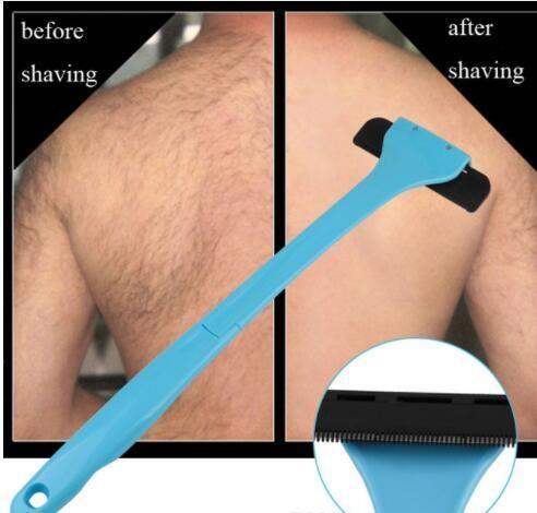 Plastic Manual Back Hair Shaver Remover Long Handle Razor Men Shaving All Body Parts Hair Blade Remover D0262