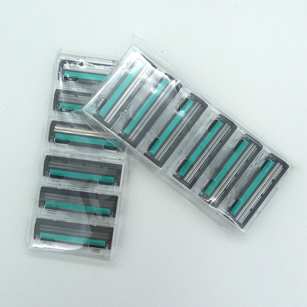 30 Pcs/Lot Two Layer Razor Blade Safe Men Shaving Razor 2 Blades Shaver Standard Close Smooth Skin Trimmer High Quality