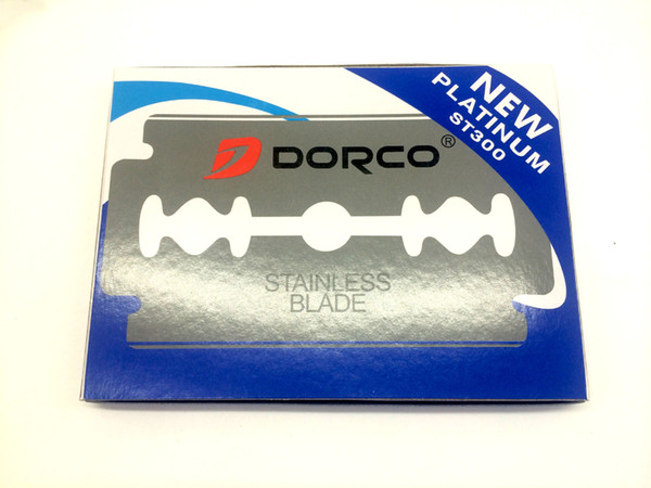 100pcs High Quality Dorco Blades Platnum Stainless Steel Double Edge Blade Safety Razor Blade Hot Sale