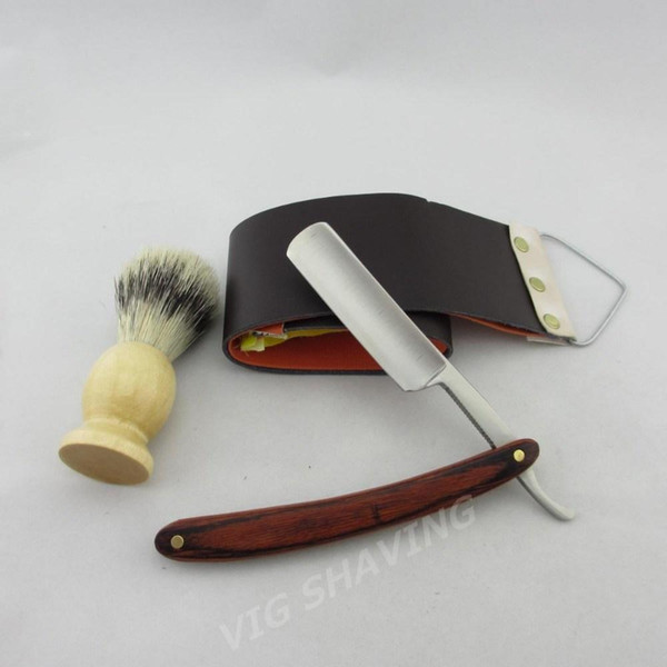 Promotion price Straight Razor Stainless Steel Barber Razor shaver Folding Knife shaving kits