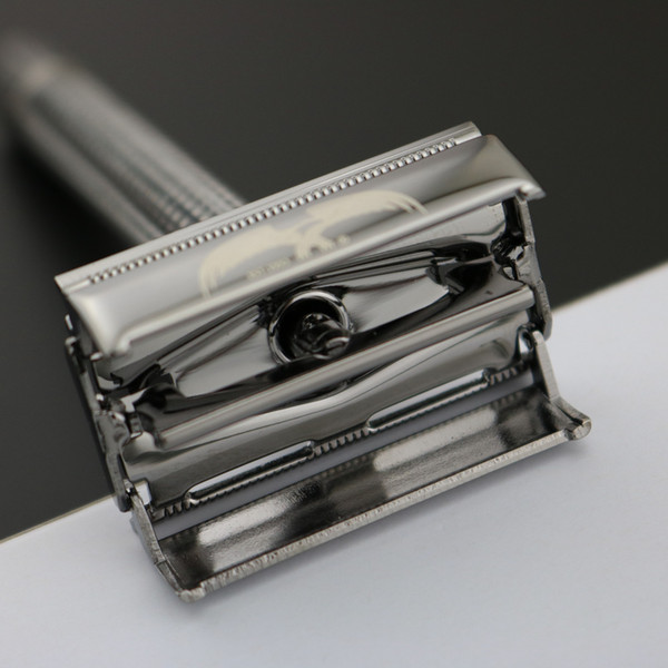 WEISHI Double Edge Classic Safety Razor, Copper alloy Pearl black 9306-C Top quality Simple packing 1PCS/LOT NEW