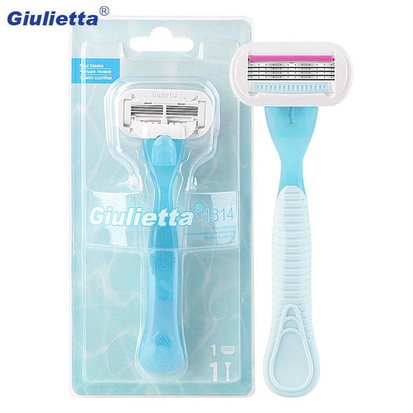 Giulietta Ms. Shaver Set Four-Layer Blade Patent Manual Shaver Imported Shaving Blade