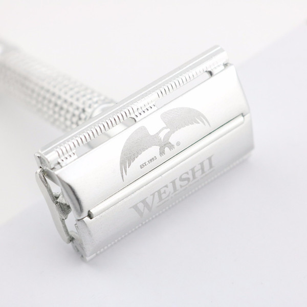 WEISHI Double Edge Safety Razor Aluminum alloy electrified with metal 2003-M Simple packing 1 PCS/LOT