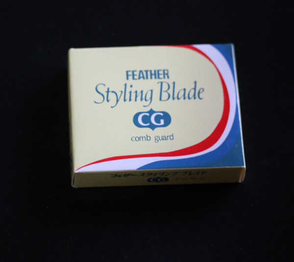 10 pieces/ lot , feather styling blade Cut Special Razor Blades/ Sharp blade for hair razor with removable blades