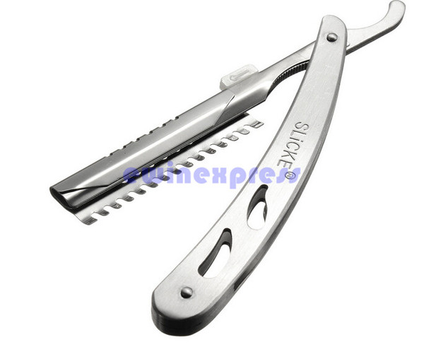 Professional Folding Barber Razors Hairdressing Stainless Steel Straight Cut Throat Shaving Removal Shaving Knife Razor