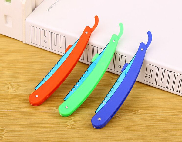 Blades Stainless Steel Folding Eyebrow Hair Trimmer Portable Hair Shaver Blade Trimming knife Makeup Razors Multi Color zzh