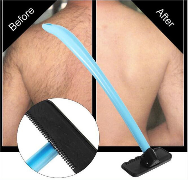 20pcs Plastic Manual Back Hair Shaver Remover Long Handle Razor Men Shaving All Body Parts Hair Blade Remover X059