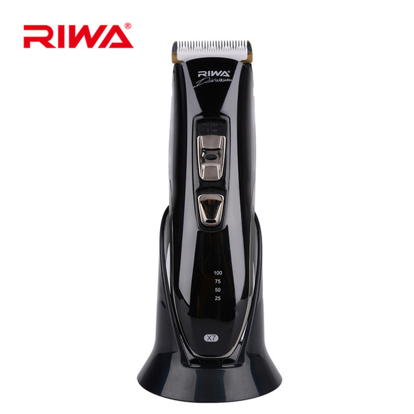 Riwa Rechargeable Hair Clipper Washable Cordless Hair Trimmer Adult Children Use Hair Cutting Machine Cuter With Charge Stand X7