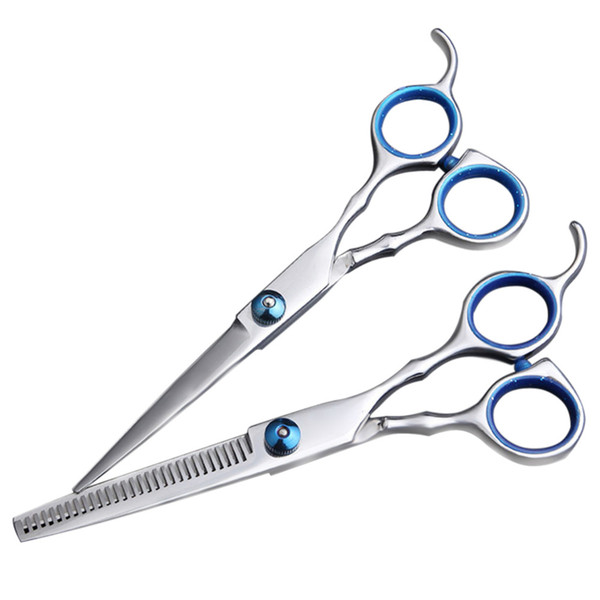 2pcs Professional Hairdressing Scissors Set Salon Cutting Thinning Hair Shears Barbershop Styling Tools Hairdresser's Scisors Logo custom