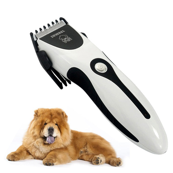 Professional Pet Dog Hair Trimmer Clipper Rechargeable Animal Electric Cat Grooming Hair Cutter Shaver Razor With Comb Brush