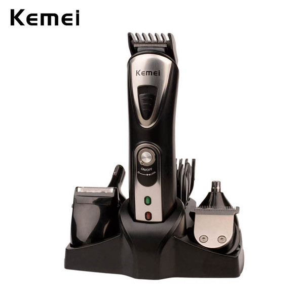 Kemei 5 in 1 Rechargeable Cordless Hair Clipper Electric Shaver Beard Trimmer Men Styling Tools Shaving Machine Cutting Cutter