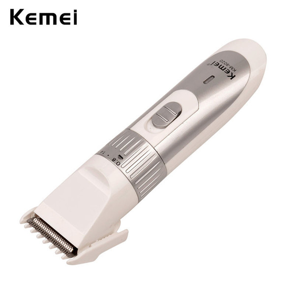 Kemei 110-240V Rechargeable Electric Hair Clipper Hair Trimmer Stainless Steel Blade Mustache Cutting Machine Shaver for Men