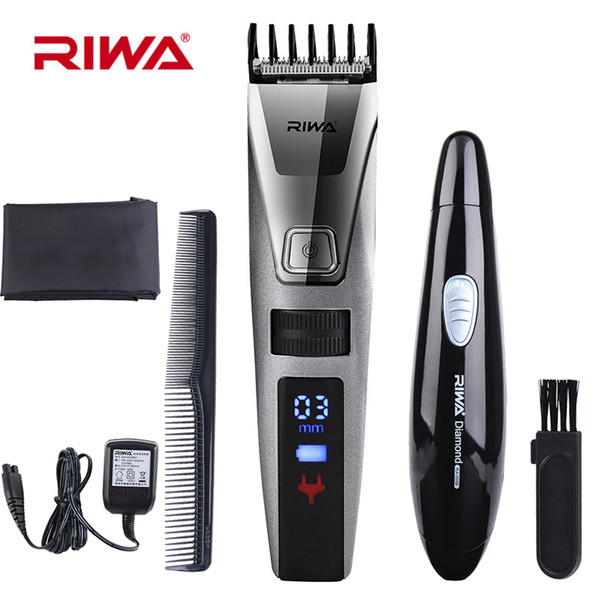 100-240V K3 Cordless LCD Digital Display Men's Hair Trimmer Clippers Fast Rechargeable Haircut Cutting Machine Hairdressing Comb