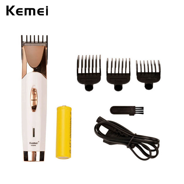 Kemei 110-240V Portable Professional Baby Hair Trimmer Cutter Male Electric Beard Shaver Body Hair Razor Adult Shaving Machine