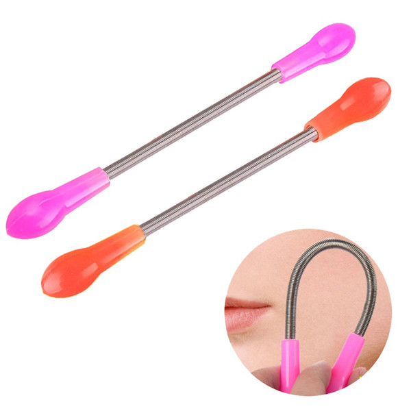 Facial Hair Remover DIY Quick Smooth Effective Threading Tool Portable Epilator Spring Stick Natural Stainless Steel Extraction