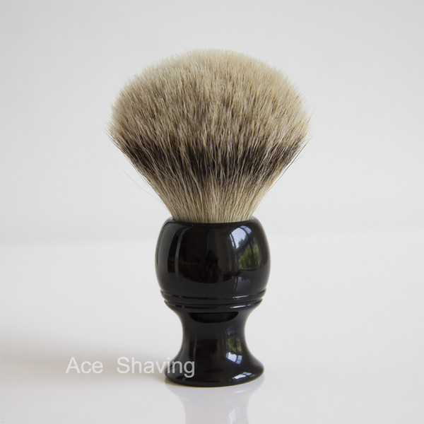 Big Size Silvertip Badger Hair Resin Handle Barber Shaver Man Beard Brush Knot Size 25mm