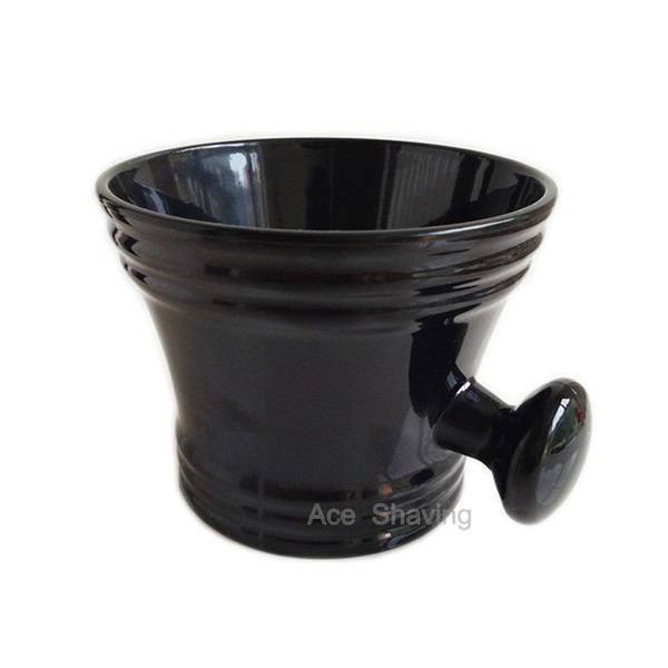 Black Acrylic Big Size Shaving Foam Mug Bowl Cup for Man Face Care Beard Shave Cream/Soap FREE SHIPPING