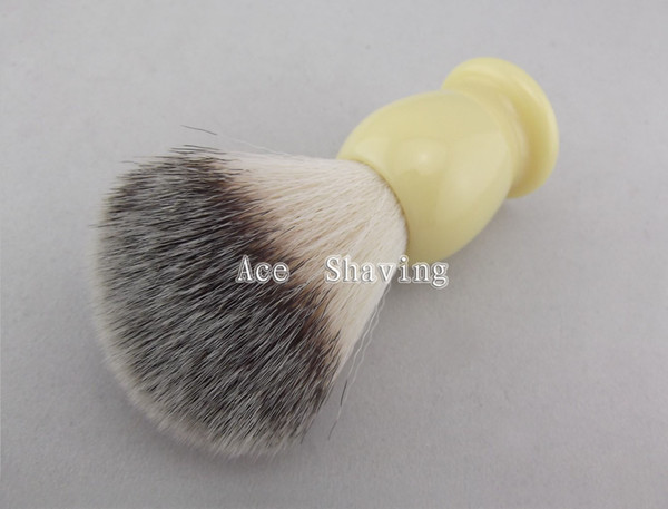 Knot size 22mm Synthentic Hair Shaving Beard Brush Faux Resin Handle