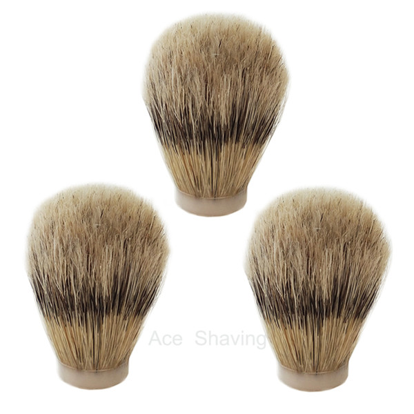 Boar Bristle Hair Barber Shaving Beard Brush Head Knot Size 22/64mm 10 Pcs for DIY Shaver Handle