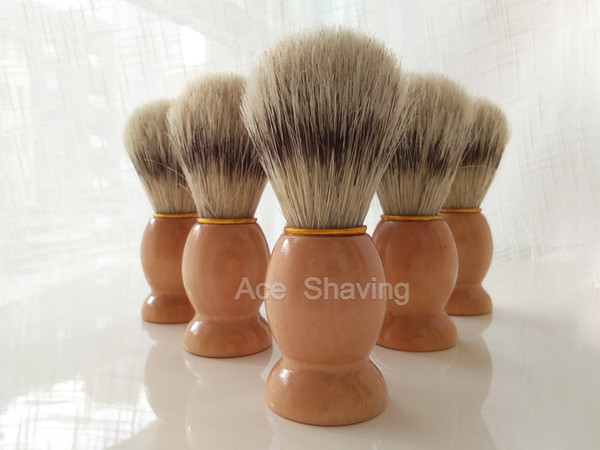 6 Pieces Boar Bristle Hair Woodem Handle Shaving Beard Brush Grooming Tool Good Quality