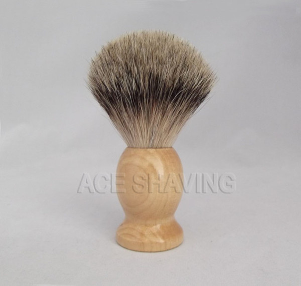 Best Badger Hair Shaving Beard Brush Wooden Handle Knot Size 19mm Free Shipping