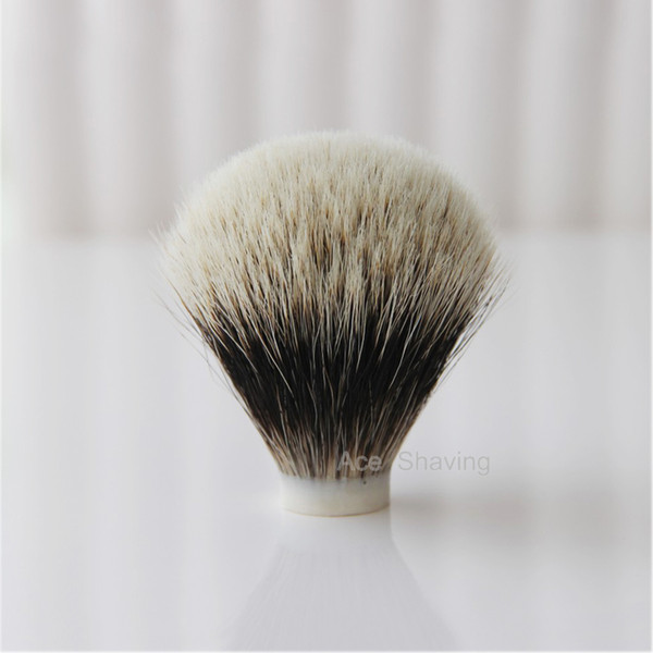 Two(2) Band Finest Badger Hair Shaving Brush Head (knot size 20/65mm) for DIY Handle Barber Shop Accessory