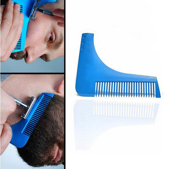 New Beard Shaper Facial Hair Shaping Tool comb Gentleman Beard Trim Moustache Template Hair cut molding Beard Shaping Comb