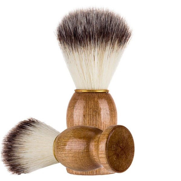 Badger Hair Men's Shaving Brush Barber Salon Men Facial Beard Cleaning Appliance Shave Tool Razor Brush Nylon Badger hair Hot gift